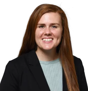 a person with long hair