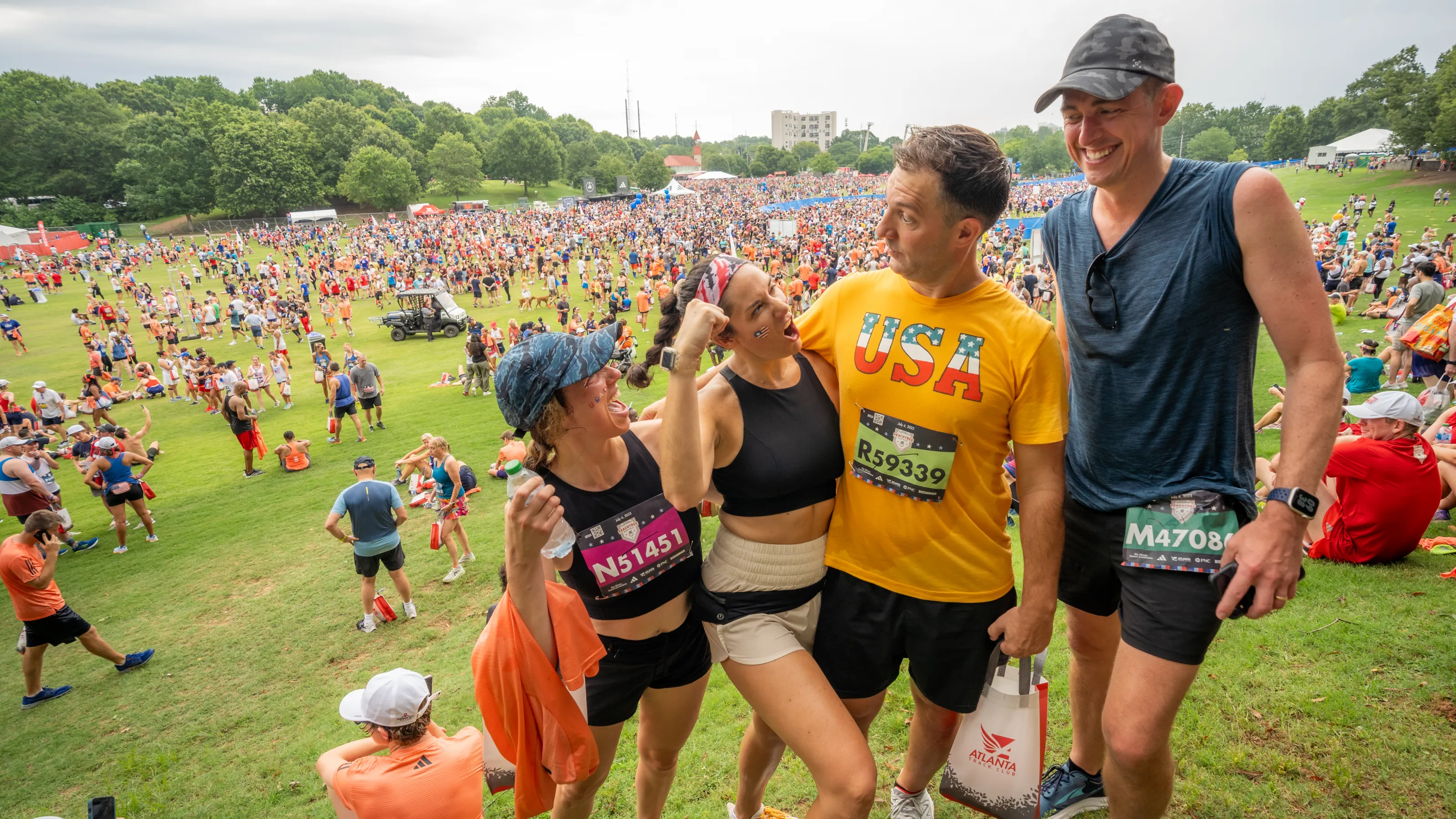 ajc peachtree road race atlanta track club july 4