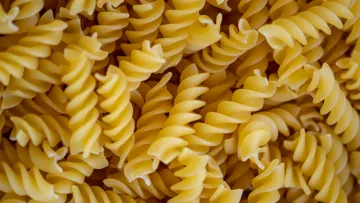 a pile of pasta