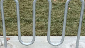 a group of metal bars