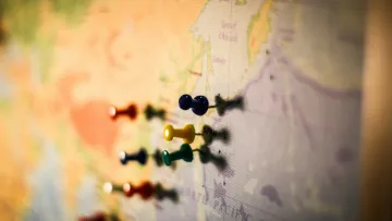 Wall map