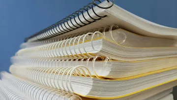 spiral bound book