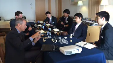 Dr. Barrett Visits Kobe, Japan