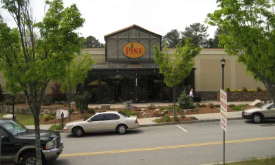 a car parked on the side of the street