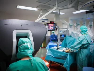 a group of surgeons in a room