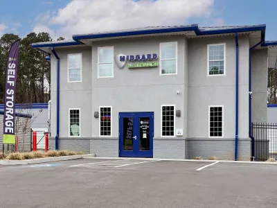 Midgard self storage front office building in Fayettville GA