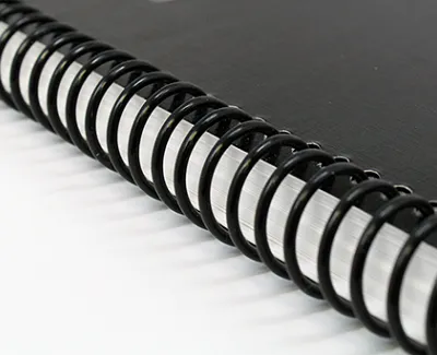 A book with Spiral Coil Binding