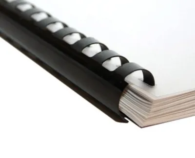 A book with Comb Binding