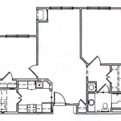 2 Bedroom 1 Bath