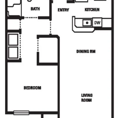 1 Bedroom 1 Bath