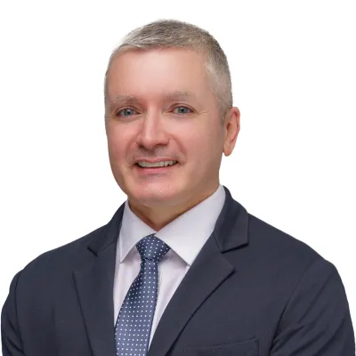 a man in a suit and tie