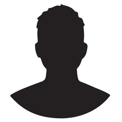 Black silhouette icons of two female and two male heads and shoulders in a row on white background