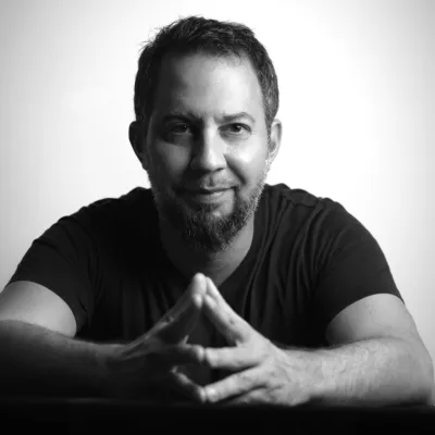 a man with his arms crossed