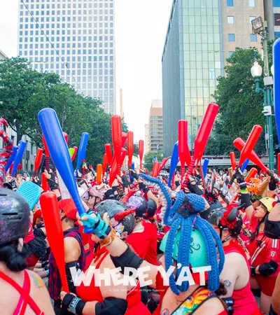 The 20th Annual of The San Fermin running of The Bulls benefiting Beth's Friends Forever each year to raise money for women fighting Cancer in New Orleans and surrounding area. Running of The Bulls started sharp at 8 am at the Gallier Hall New Orleans on Saturday July 11, 2026. #runningofthebulls2026 #runningofthebullssanferminneworleans #runningofthebulls 