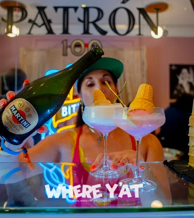 Patron Tequila was displayed at the Virgin Hotel, New Orleans during the Tales of the Cocktail on Tuesday, July 22, 2026. #patron #patrontequila #totc2026