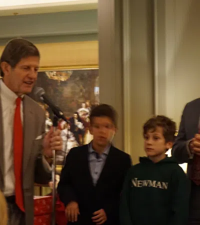 The Christmas Tree Lighting Ceremony at Windsor Court Hotel