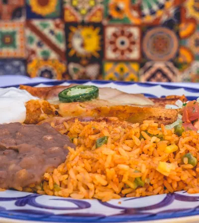 a plate of food