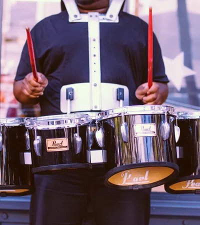 a person playing a musical instrument