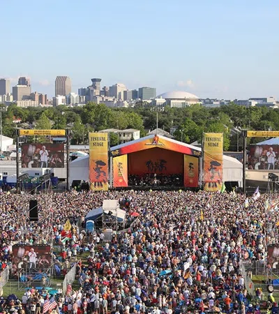 a large crowd of people at a concert