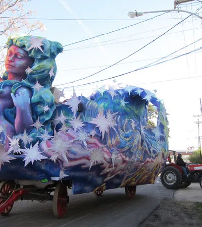 Hope Floats: Interview with Mardi Gras Float Painter Caroline Thomas