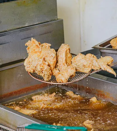 a tray of food