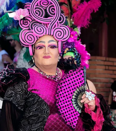 a person wearing a garment