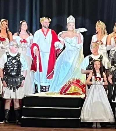 a group of people on a stage