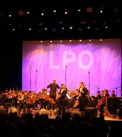 a group of people on a stage
