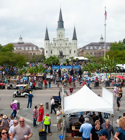 a crowd of people at an event