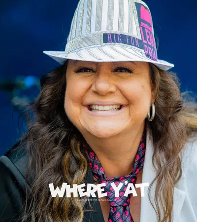a person wearing a hat