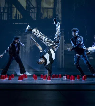 a group of people on a stage