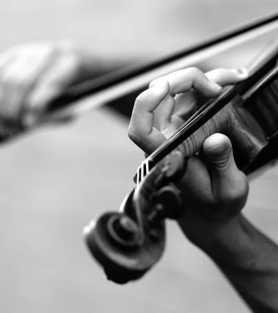 a person playing a saxophone