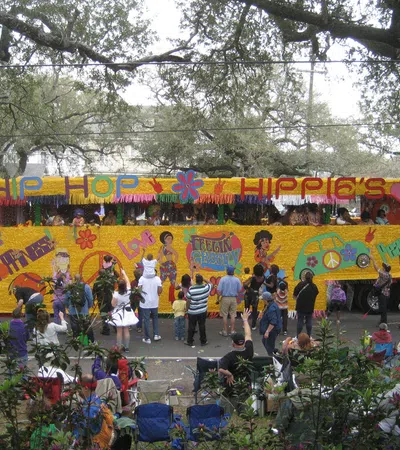 There's Nothing Like Riding On A Mardi Gras Float! 