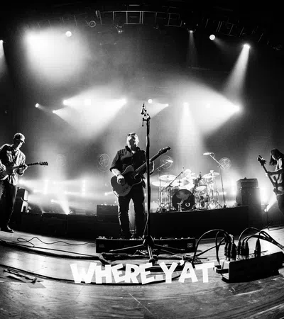 a group of men on a stage