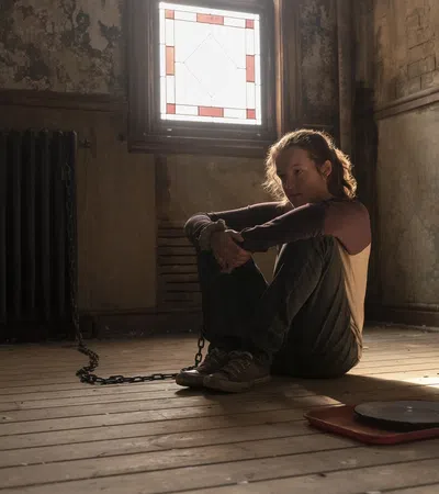 a person sitting on the floor