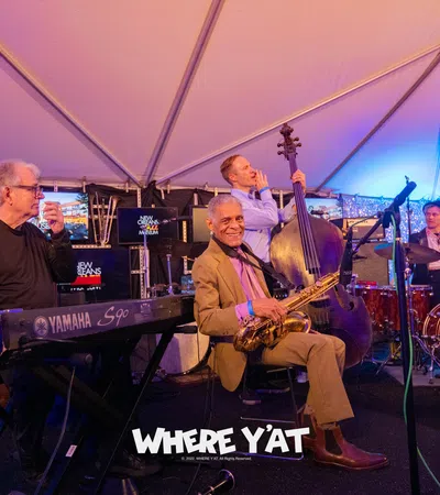 a group of people playing instruments