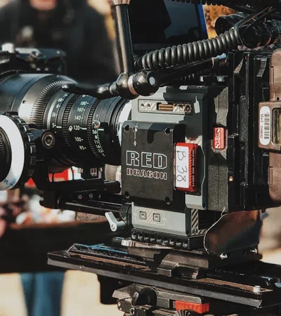 a camera on a tripod