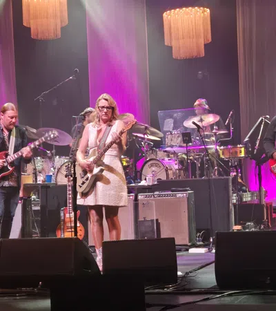 a group of people on a stage