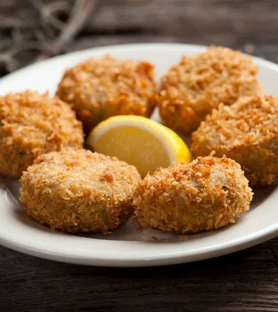 a plate of fried chicken