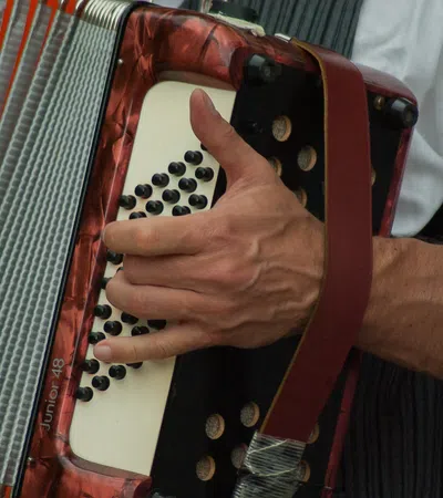 a person playing an instrument