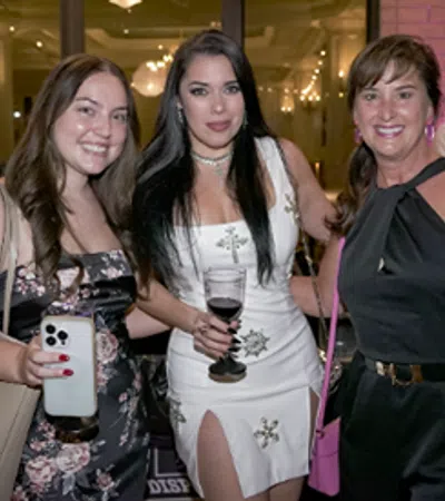 a group of people posing for a photo
