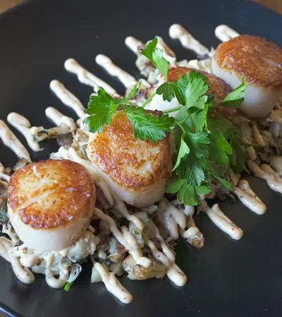 a plate of food