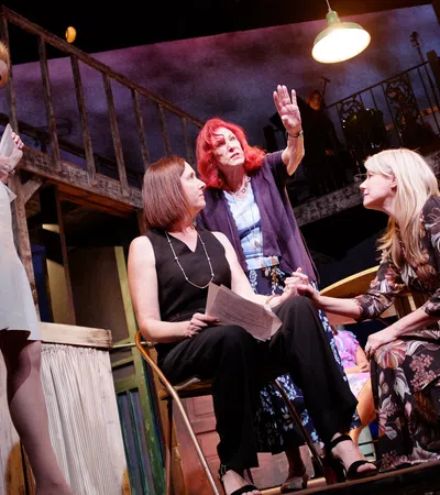 a group of people on a stage