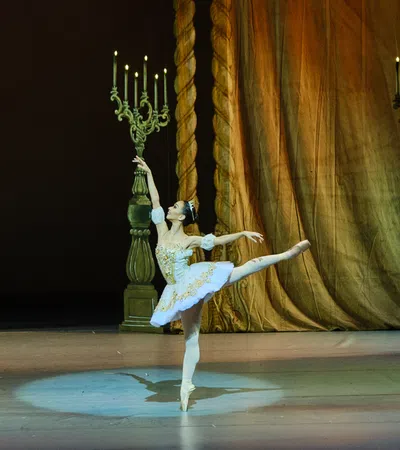 a person dancing on a stage