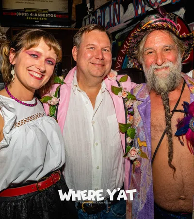 a group of people posing for the camera