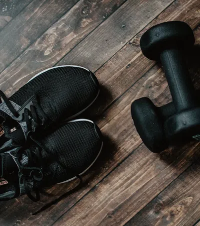 a pair of black shoes