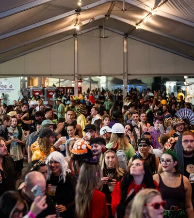 a large crowd of people