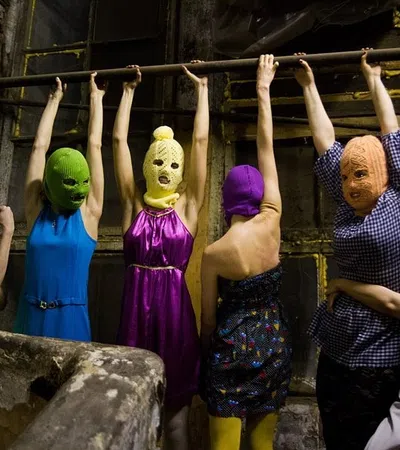 a group of people wearing clothing