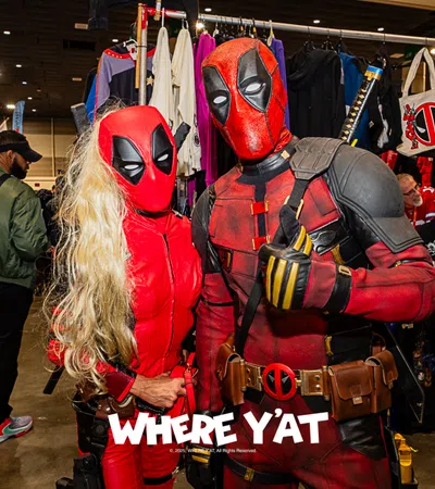 two people wearing clothing