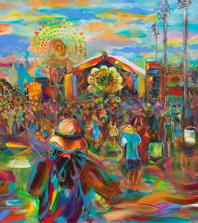 Festin' With Frenchy: The King of Oak Street is New Orleans's Favorite Live Painter